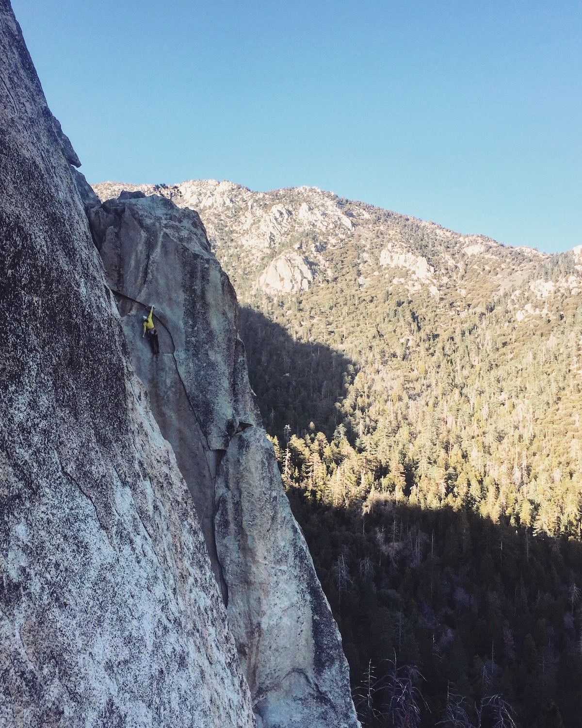 Darius ascending a rope like a pro – Rock Climb Every Day