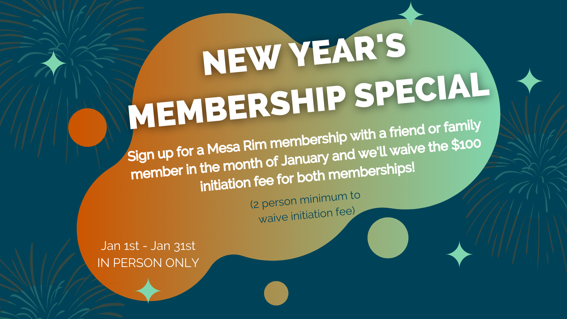 New Year's Membership Special